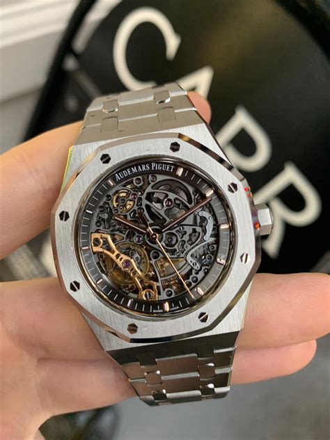 audemars piguet skeleton royal oak|royal oak skeleton watch price.